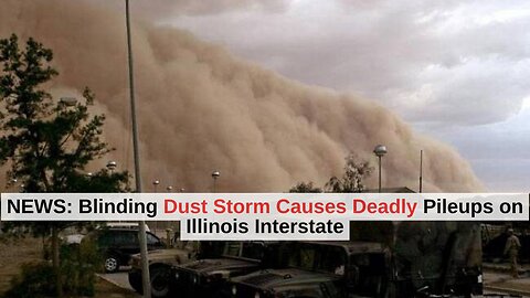 NEWS: Blinding Dust Storm Causes Deadly Pileups on Illinois Interstate