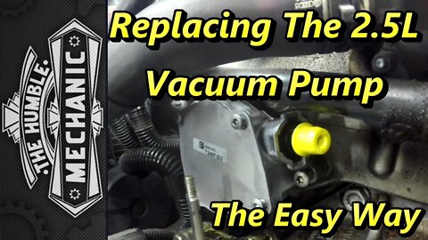 Replacing VW 2.5l Vacuum Pump ~ The Easy Way