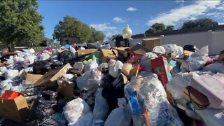 Hundreds of trash bags pile up at upscale Carrollwood apartment complex
