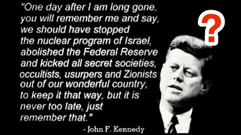 WERE #ZIONIST FORCES BEHIND THE ASSASSINATIONS 🔯🔫⚰ OF BOTH JFK AND RFK?