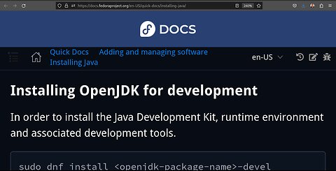 Instalar JDK Java Development Kit para Programadores - Development. Fedora, Nobara, Derivados Redhat
