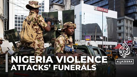 Nigeria violence: Funerals for some of the 160 killed in attacks