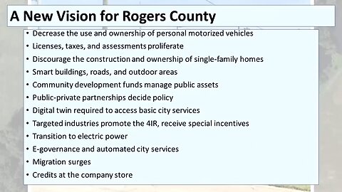 WEF/NWO 'Great Reset' (Relocating people out of Rural Areas) being tested in Rogers County, OK! 😡