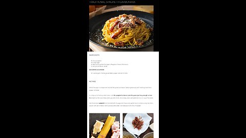 Best spaghetti carbonara recipe