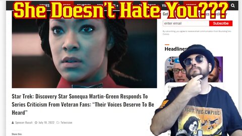 Star Trek Discovery Actress Respects Fans?
