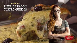 Pizza de Raggu 4 queijos