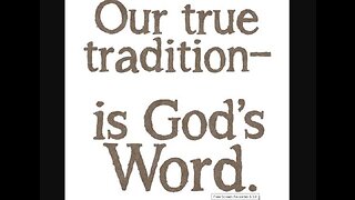 Catholics devalue the word of God