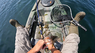 Fishing a lake with no electronics