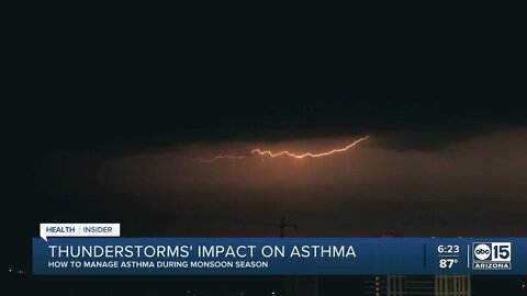 ABC15 Health Insider - Thunderstorms' impact on asthma