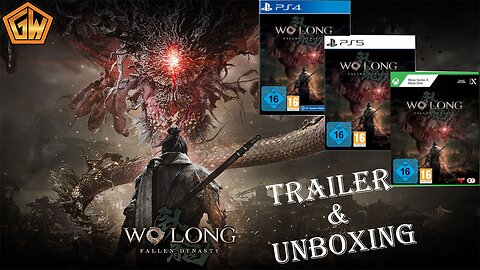 Wo Long Fallen Dynasty Trailer & Unboxing (PS4,PS5,XSX) (GamesWorth)