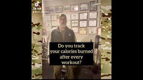 Do you track your calories after every workout?