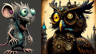In today's video I show off seek.art MEGA, Funny creatures, and SteampunkAI.