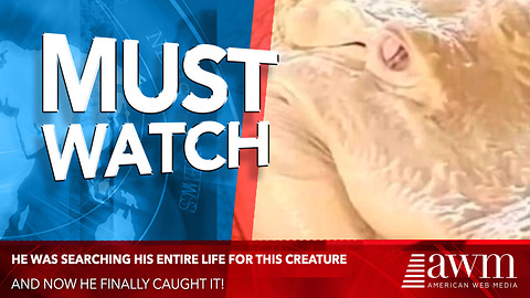 He’s Been Waiting Entire Life But He Finally Captured The Creature He’s Been Searching For