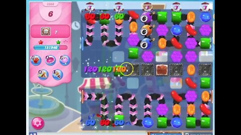 Candy Crush Level 2368 Audio Talkthrough, 3 Stars 0 Boosters