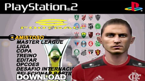 PES 2022 PS2 BRASILEIRÃO 100% ATUALIZADO NARAÇÃO GUSTAVO VILLANI EDITOR BY VILIMAR