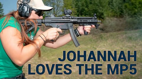 Johannah Loves the HK MP5