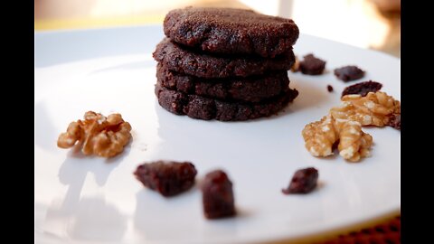 Keto No-bake Chocolate Walnut Cookie 🍫🍫🍫