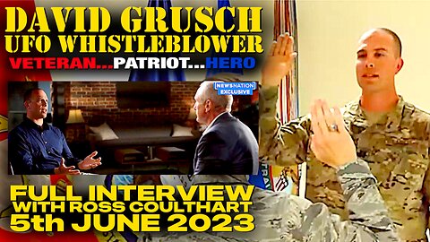 UFO WHISTLEBLOWER DAVID GRUSCH FULL INTERVIEW with ROSS COULTHART #ufo #uap