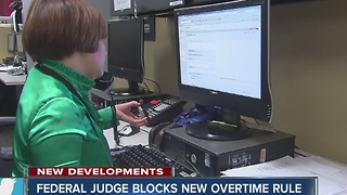 Federal judge blocks new overtime rule