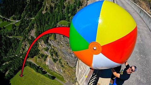 Can We Catch The Worlds LARGEST Beach Ball?