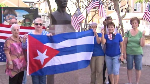 Cuban community celebrates Fidel Castro's death in West Palm Beach