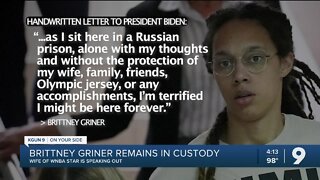 Griner sends letter to President Biden pleading for his help