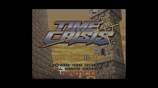 Time Crisis (PS1): Opening Intro & Title Screen Presentation