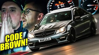 CLOSE CALL & BANNED! Modified Mercedes C63 AMG // Nürburgring