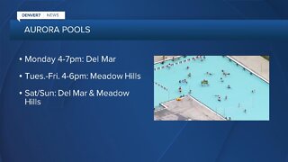 Aurora Parks & Rec changing pool schedules