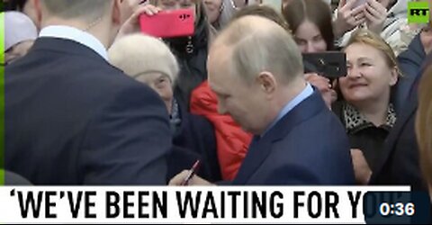 Putin meets with locals in Russia’s Tver Region