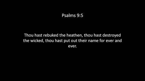 Psalms Chapter 9