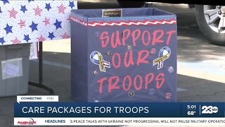 Care packages for troops