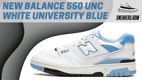New Balance 550 UNC White University Blue - BB550HL1 - @SneakersADM