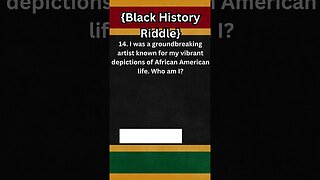 Black History Riddle 014