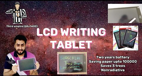 LCD Writing Tablet - Unboxing & Testing