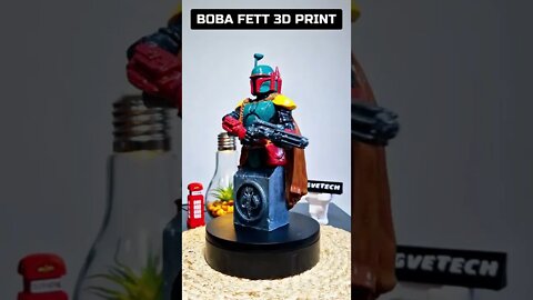 3D Printed Boba Fett #shorts #bobafett #mandalorian #starwars