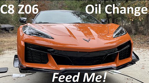 C8 Z06 Oil Change - Real World Experience