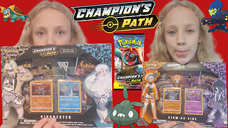 Champions Path Circhester & Stow On Side Special Pin collection boxes. Pokémon cards!