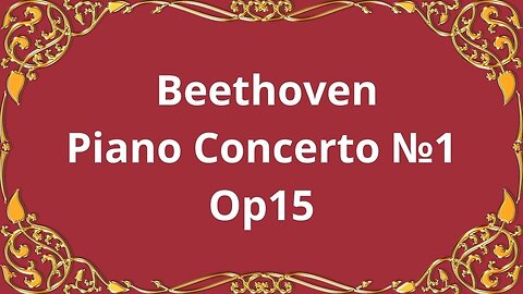 Beethoven Piano Concerto No.1, Op.15