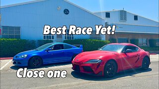 I Raced A Toyota Supra A91(3.0) In My Acura RSX Type S!