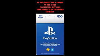 Sign up for a $100 PlayStation gift card