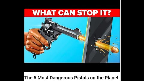 The 5 Most DANGEROUS Pistols.#themostdangerouscountry