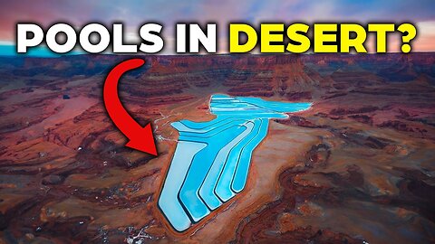 The Secret behind giant Blue pool in Utah's Desert
