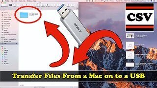 How to TRANSFER Files From a Mac on to a USB | New