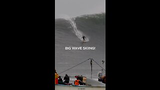 BIG WAVE SKIING!!!