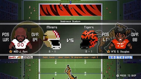 E:2-14- San Francisco Miners (0-1) @ Cincinnati Tigers (0-1) - Legend Bowl - Week 2 - Intros