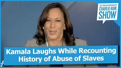 Kamala Laughs While Recounting History of Abuse of Slaves
