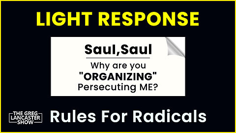 Saul Saul Why are you “Organizing” Persecuting Me?