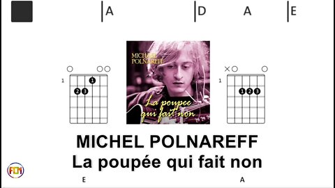 MICHEL POLNAREFF La poupée qui fait non - (Chords & Lyrics like a Karaoke) HD