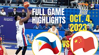 Philippines vs. China semifinals highlights 19th Asian Games.1080p60